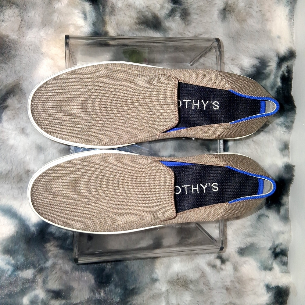 Rothy's The Original Slip-On Women's Sneakers in Latte - Picture 5 of 15